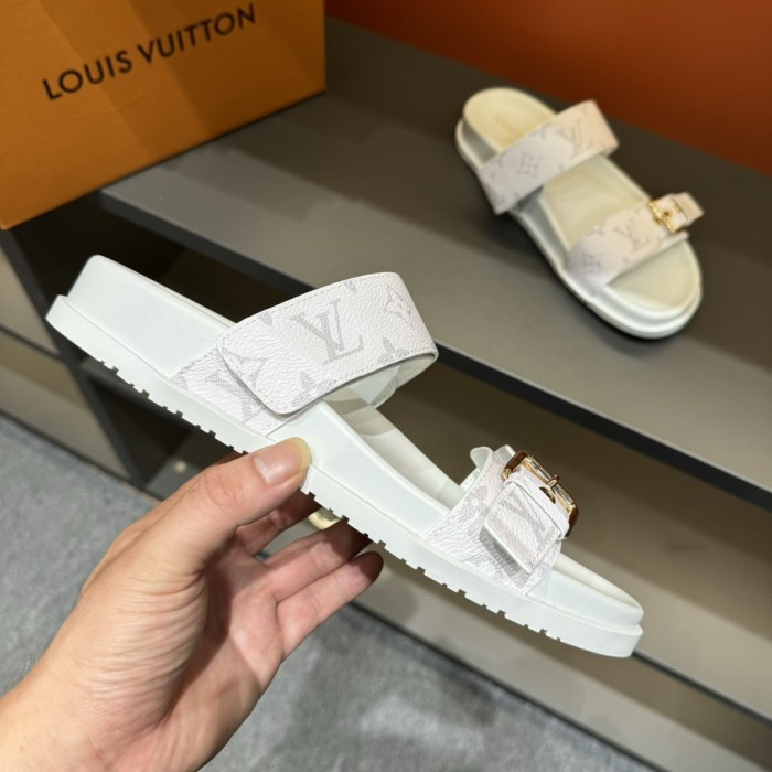 超奇跡の入荷☆ ルイヴィトン 偽物通販 の最新シリーズOblique厚底スリッパサンダル