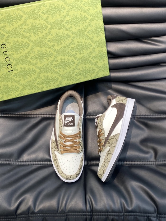 追跡付 ナイキ n級品 Gucci X nike連名ローカットカジュアルスニーカー