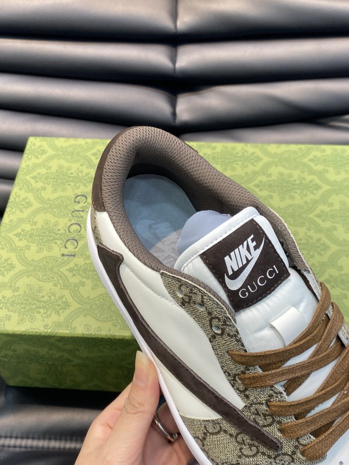 追跡付 ナイキ n級品 Gucci X nike連名ローカットカジュアルスニーカー