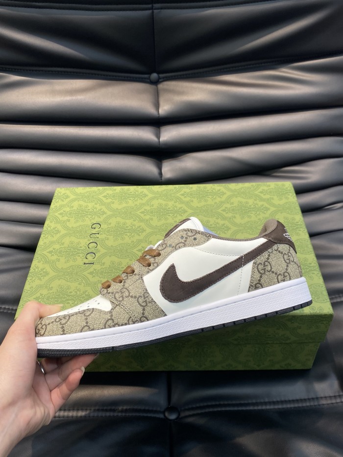 追跡付 ナイキ n級品 Gucci X nike連名ローカットカジュアルスニーカー