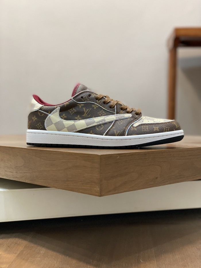 【限定】ナイキ 激安通販 L.v X nike連名ローカットカジュアルスニーカー
