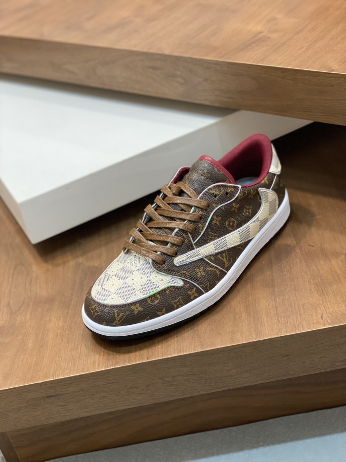 【限定】ナイキ 激安通販 L.v X nike連名ローカットカジュアルスニーカー