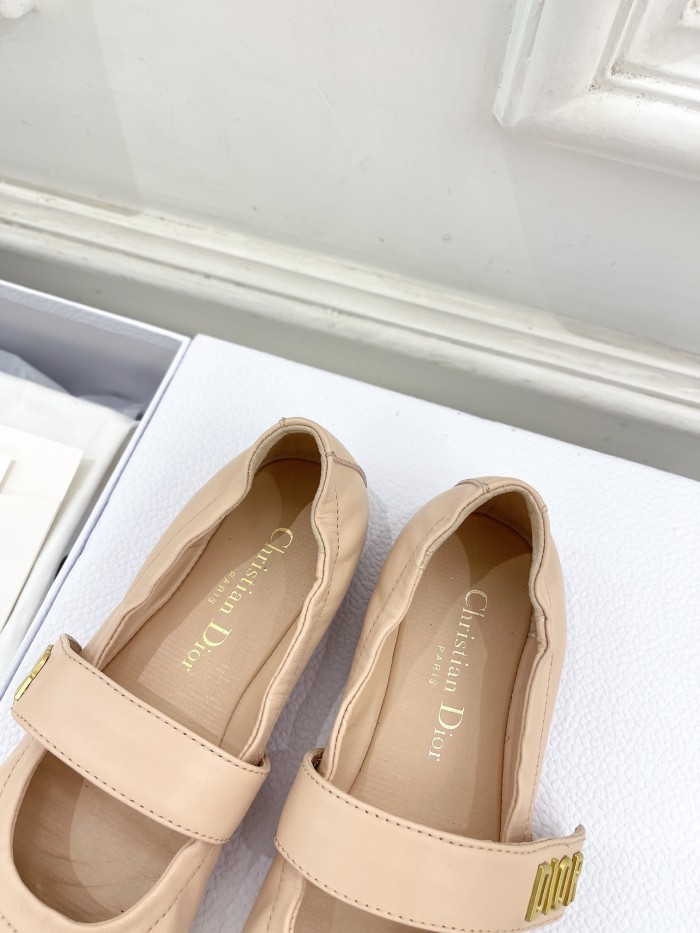 超奇跡の入荷☆ ディオール 激安通販 フラットラウンドバレエシューズ