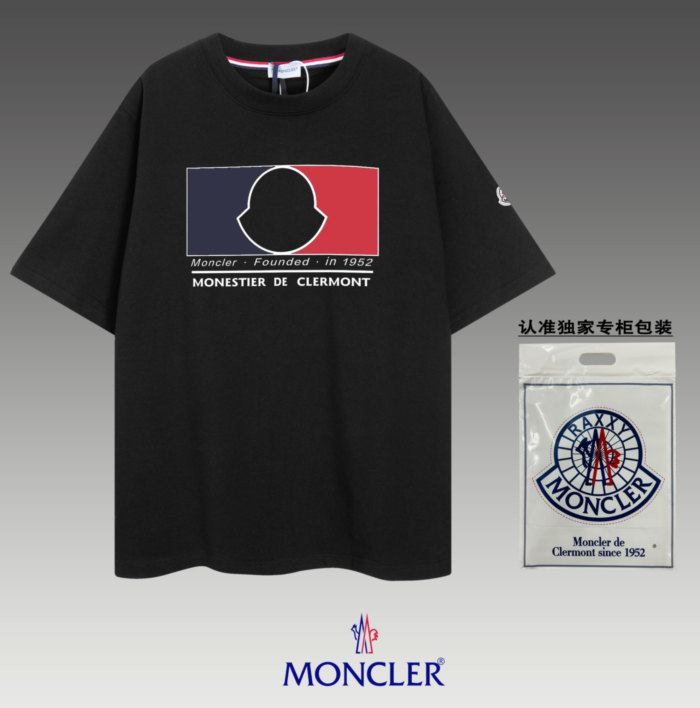 累積売上総額第１位！モンクレール 激安通販 丸首半袖Tシャツ