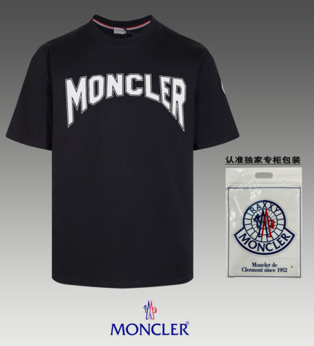 大人気 モンクレール 偽物通販 丸首半袖Tシャツ