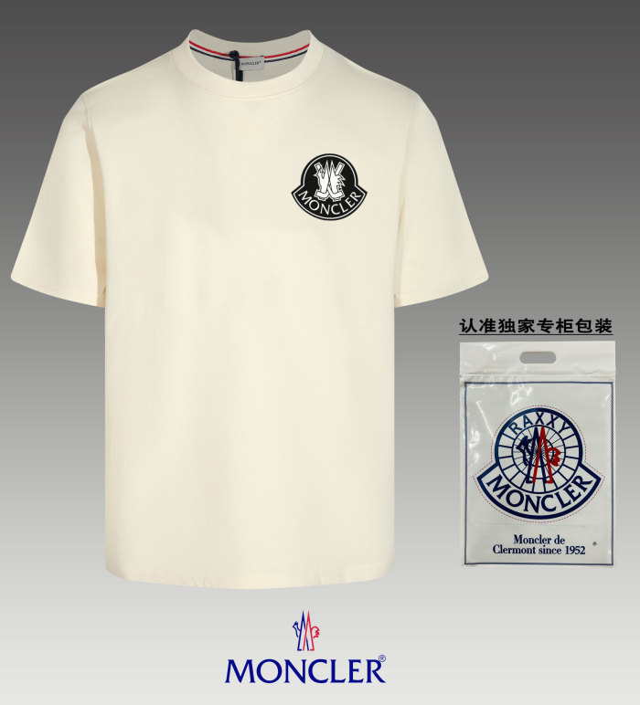 【限定】モンクレール コピー 丸首半袖Tシャツ