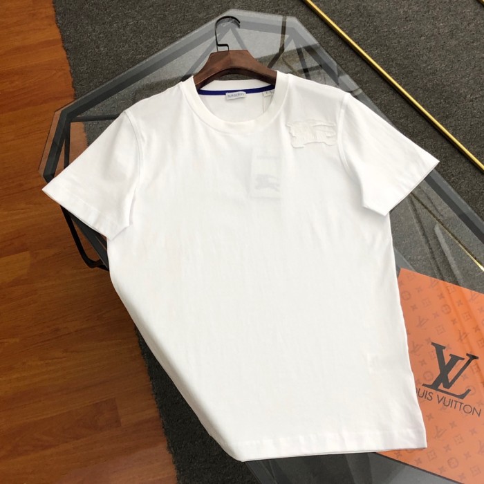 高品質 バーバリー 激安通販 2024新作戦馬小ラベル布刺繍半袖Tシャツ3色