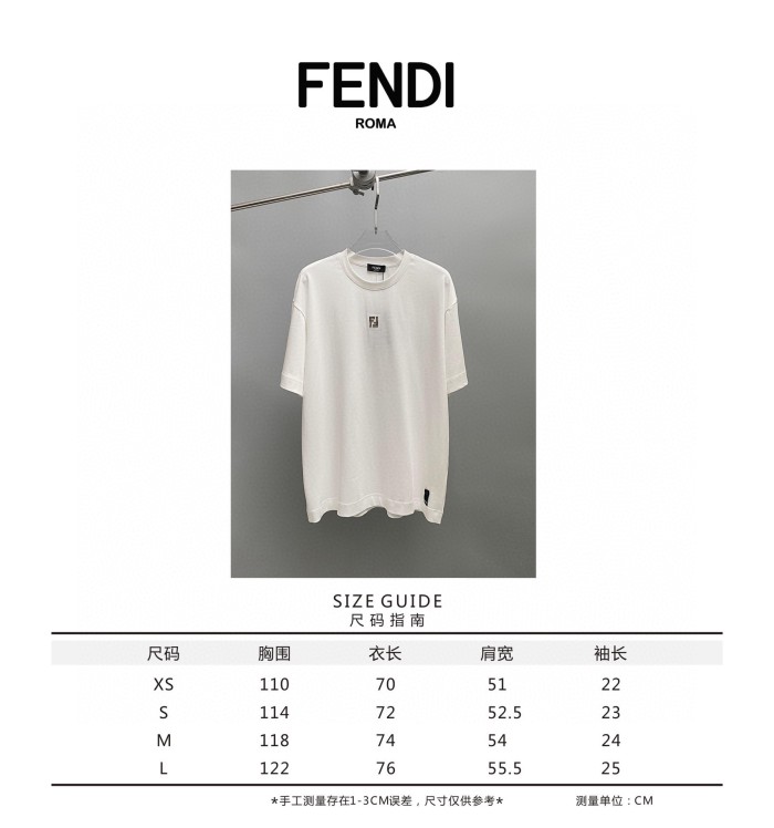 新作 フェンディ 激安通販 24SS半袖Tシャツ