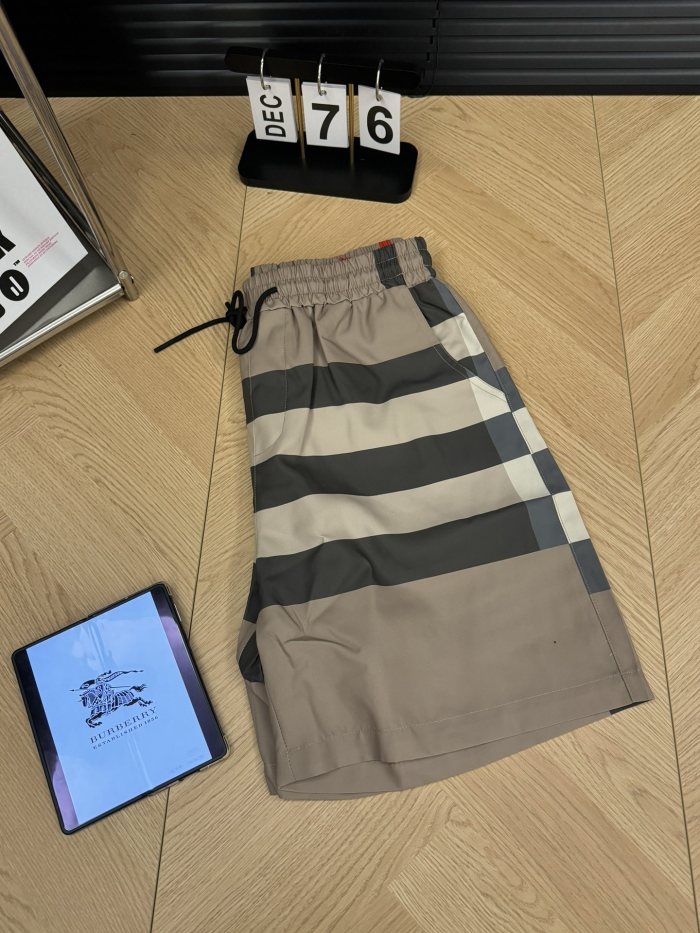 【話題商品！】 バーバリー コピーおすすめ 夏のFW 2024ssベーシッククラシックチェックパンツ