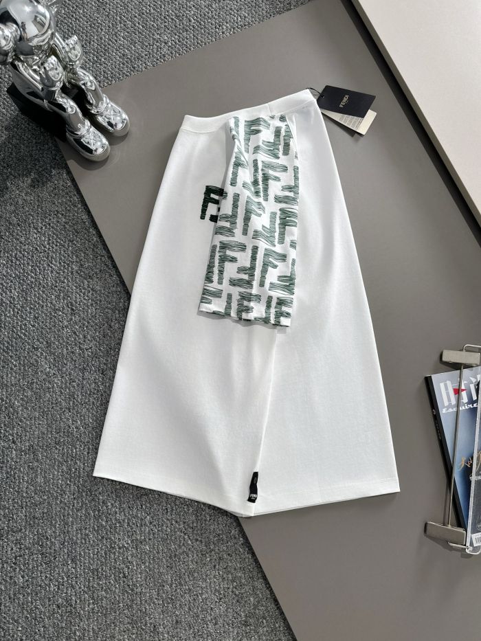 ★超人気 フェンディ n級品 春夏新作高バージョン刺繍ダブルF袖口