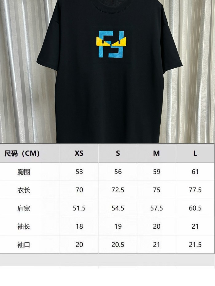 追跡付 フェンディ 偽物通販 おしゃれなオールインワン半袖Tシャツ