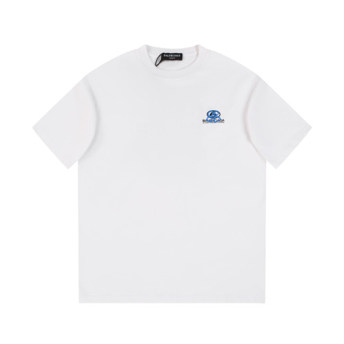 累積売上総額第１位！バレンシアガ スーパーコピー 2024春夏新作丸首半袖Tシャツ
