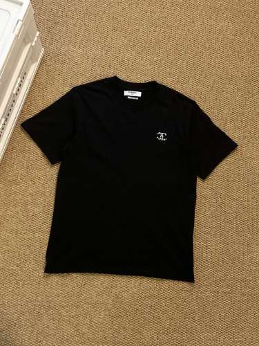 入手困難 シャネル コピーおすすめ 2024半袖Tシャツペアルックロッカーシンクロ2色