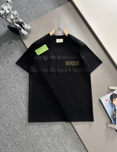 超奇跡の入荷☆ グッチ 偽物通販 2024早春爆金胸元に刺繍Tシャツ