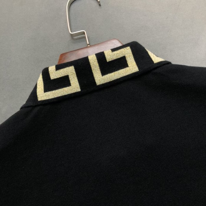 高品質 ヴェルサーチ コピーおすすめ 刺繍ポロシャツTシャツ
