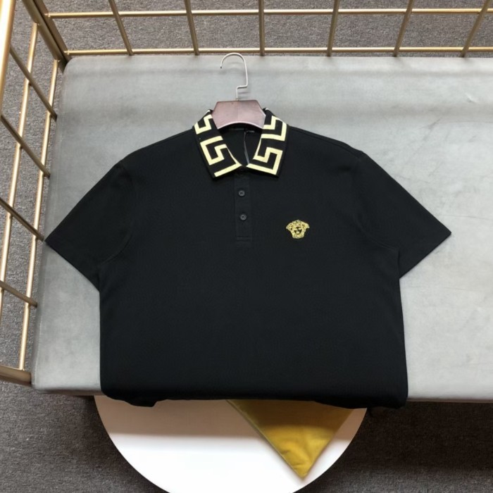 高品質 ヴェルサーチ コピーおすすめ 刺繍ポロシャツTシャツ
