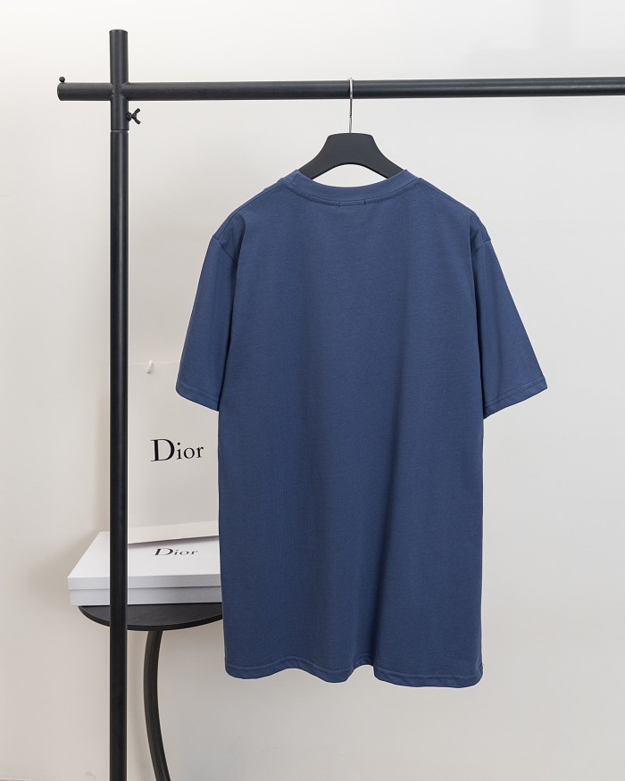稀少 ディオール n級品 2024 ssビーチウェア限定シリーズプリント半袖Tシャツ