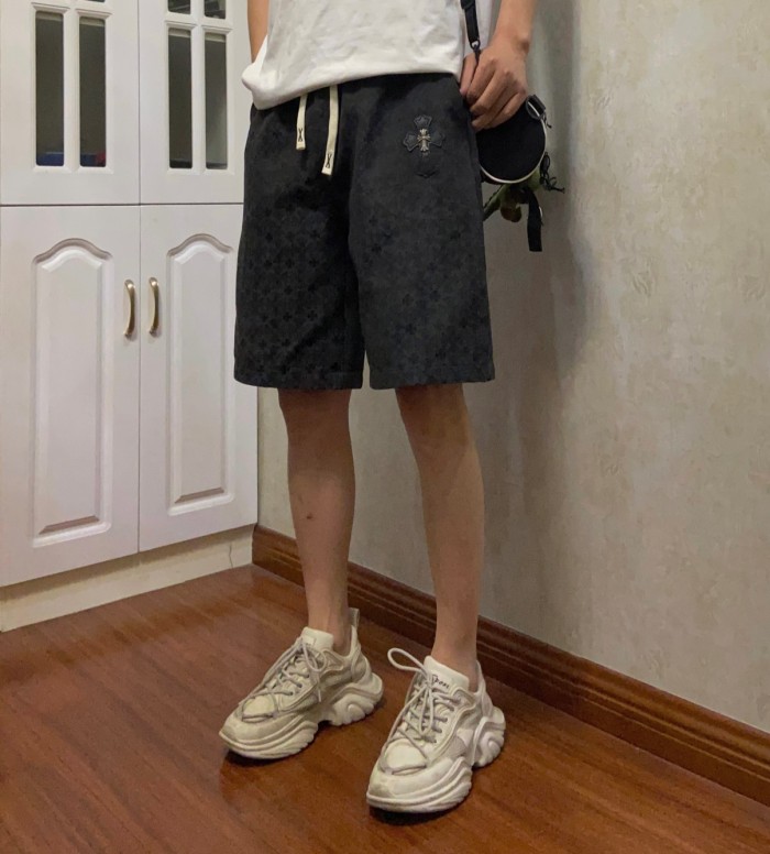 新作 クロムハーツ 偽物通販 ロスジャカードたっぷりデニムカップルパンツ