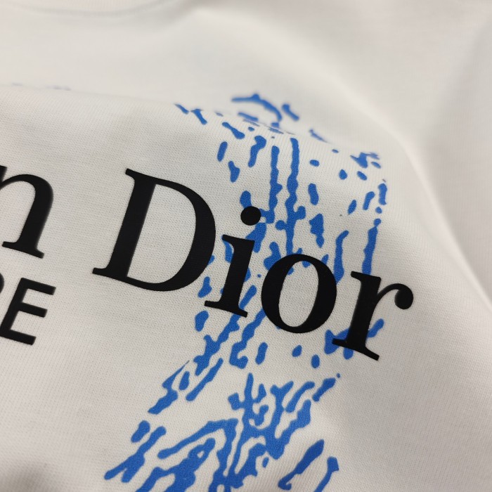 新作 ディオール コピーおすすめ 半袖Tシャツシンプルロゴアルファベットプリント男女同型2色