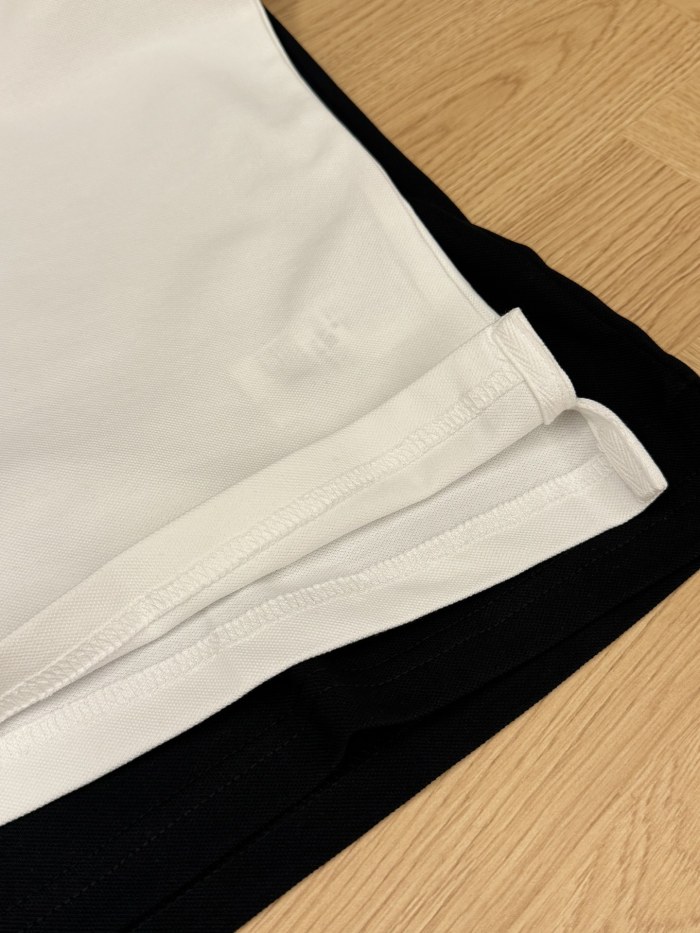 稀少 ロエベ 激安通販 ロゴ刺繍プリントPOLOカップル半袖2色