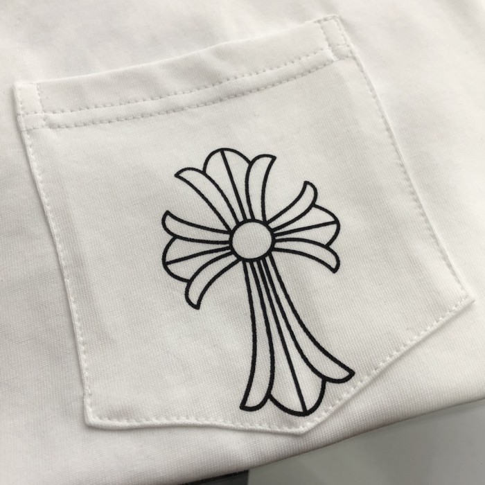 【限定】クロムハーツ コピーおすすめ 2024春夏新作プリント半袖Tシャツ