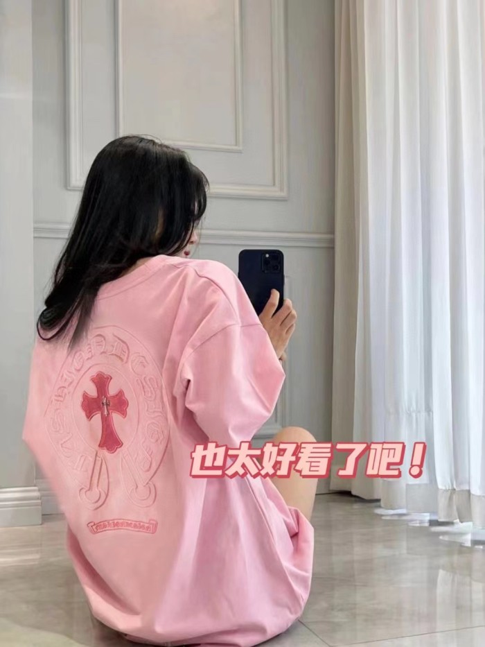 超奇跡の入荷☆ クロムハーツ 激安偽物 ブルーグレーのミラージュプリントTシャツ