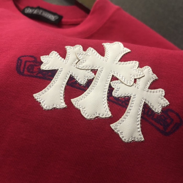 ★超人気 クロムハーツ 激安通販 2024新作ピーリング刺繍半袖Tシャツ
