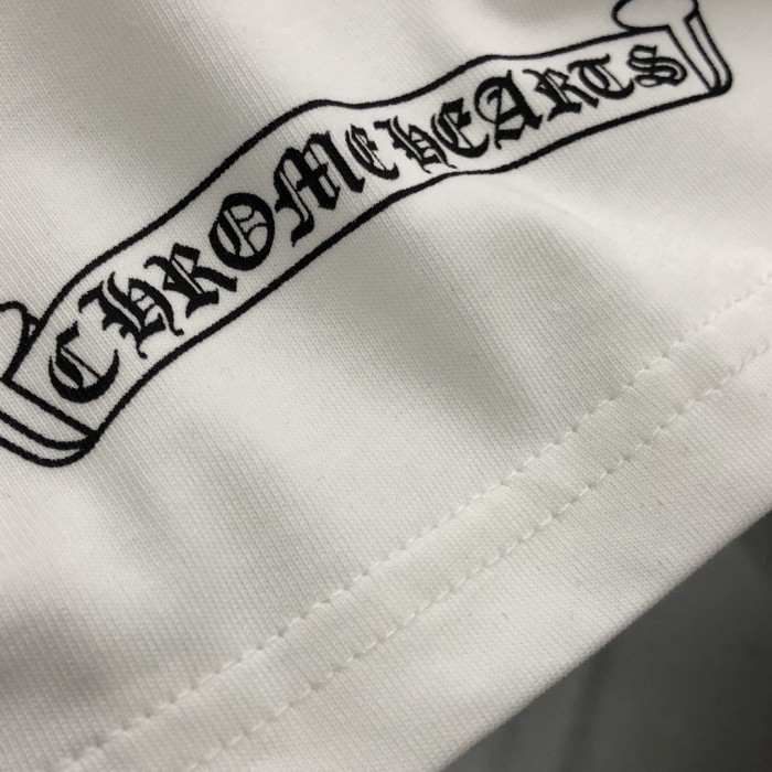 【限定】クロムハーツ コピーおすすめ 2024春夏新作プリント半袖Tシャツ