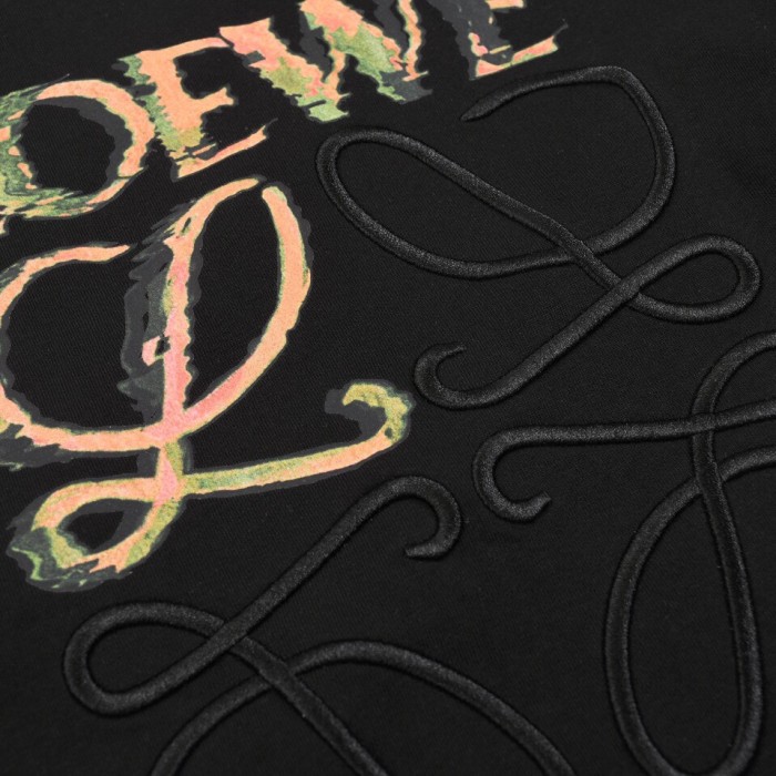 累積売上総額第１位！ロエベ 激安通販 刺繍ロゴのオールインワン半袖Tシャツ