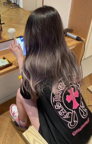 使い勝手良し クロムハーツ コピーおすすめ ブルーグレーのミラージュプリントTシャツ