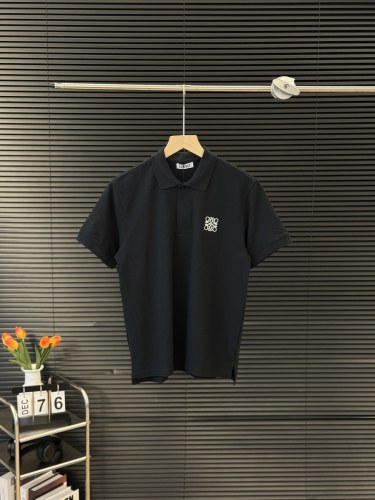 一目惚れ♪ ロエベ 激安通販 24 ss夏カジュアル胸元刺繍カップルポロシャツ半袖2色