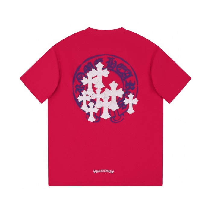 超話題! クロムハーツ コピー 2024新作ピーリング刺繍半袖Tシャツ