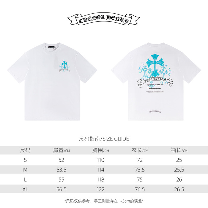 入手困難 クロムハーツ 偽物通販 2024新型クロハート半袖Tシャツ