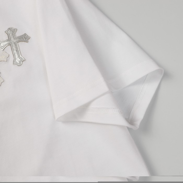 【話題商品！】クロムハーツ コピーおすすめ 丸首半袖Ｔシャツ