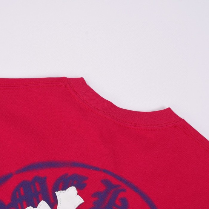 超話題! クロムハーツ コピー 2024新作ピーリング刺繍半袖Tシャツ