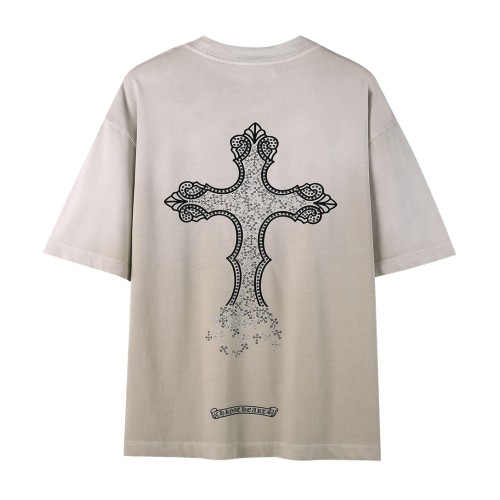 新作 クロムハーツ n級品 2024新作クロスドリル半袖Tシャツ
