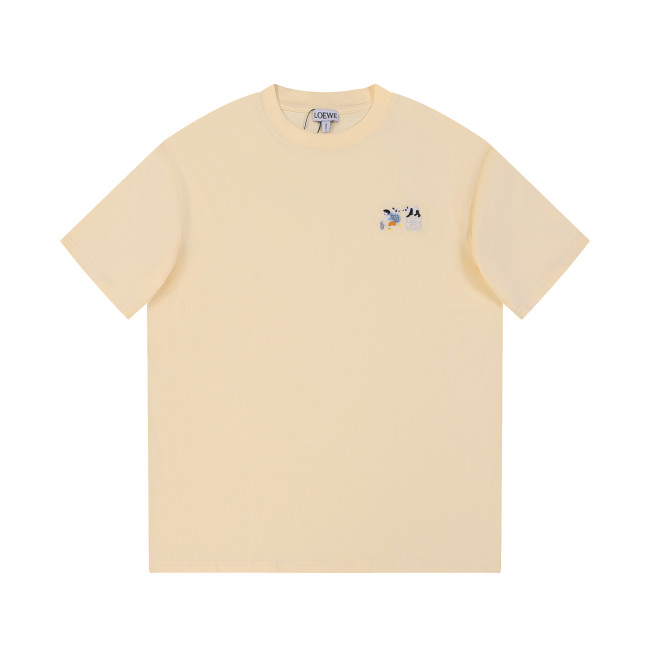 高品質 ロエベ n級品 2024春夏新作ラウンドネック半袖Tシャツ