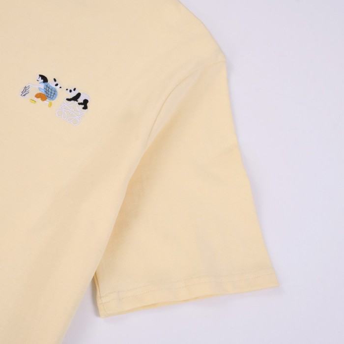 高品質 ロエベ n級品 2024春夏新作ラウンドネック半袖Tシャツ