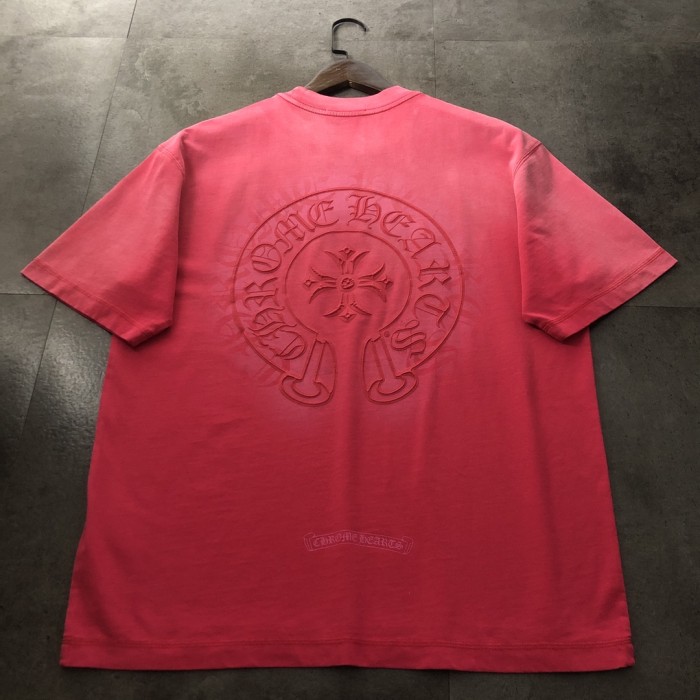 大人気 クロムハーツ n級品 2024新型同系色の馬蹄型半袖Tシャツ