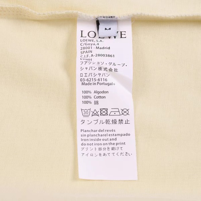 高品質 ロエベ n級品 2024春夏新作ラウンドネック半袖Tシャツ