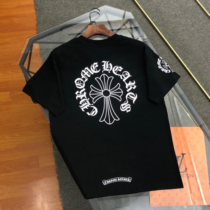 稀少 クロムハーツ 激安偽物 2024春夏新作プリント半袖Tシャツ