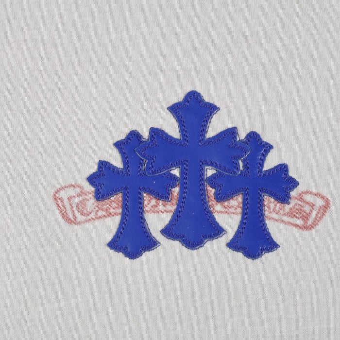 入手困難 クロムハーツ 激安通販 2024新作ピーリング刺繍半袖Tシャツ