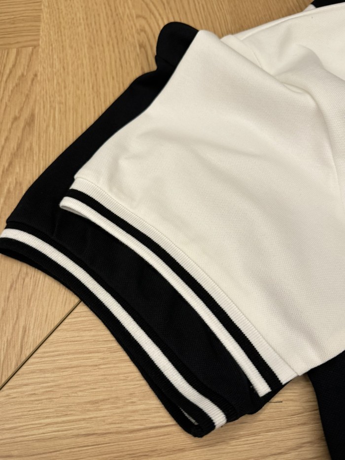 稀少 ロエベ 激安通販 ロゴ刺繍プリントPOLOカップル半袖2色