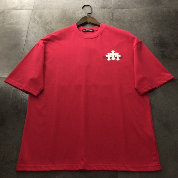 ★超人気 クロムハーツ 激安通販 2024新作ピーリング刺繍半袖Tシャツ