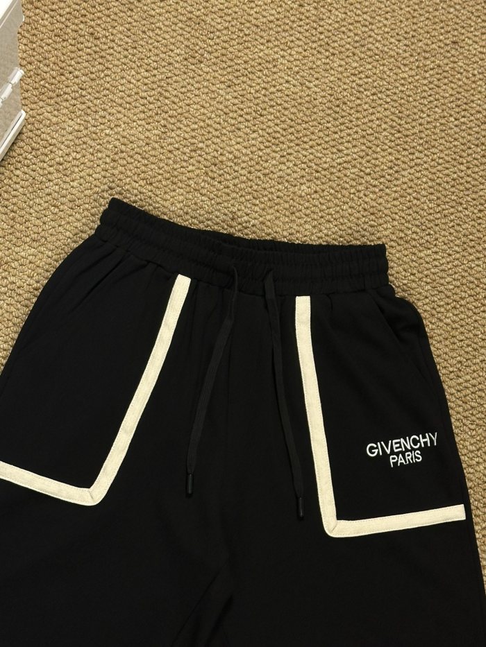 入手困難 ロエベ n級品 24 ss夏の新作ニットステッチ刺繍アルファベットショーツ2色