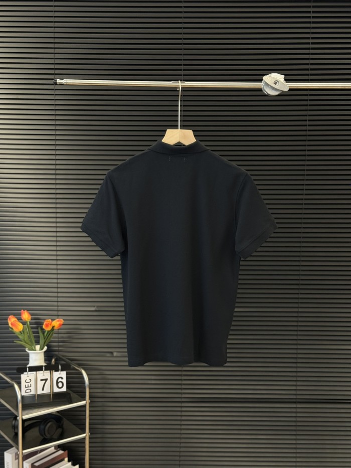 一目惚れ♪ ロエベ 激安通販 24 ss夏カジュアル胸元刺繍カップルポロシャツ半袖2色