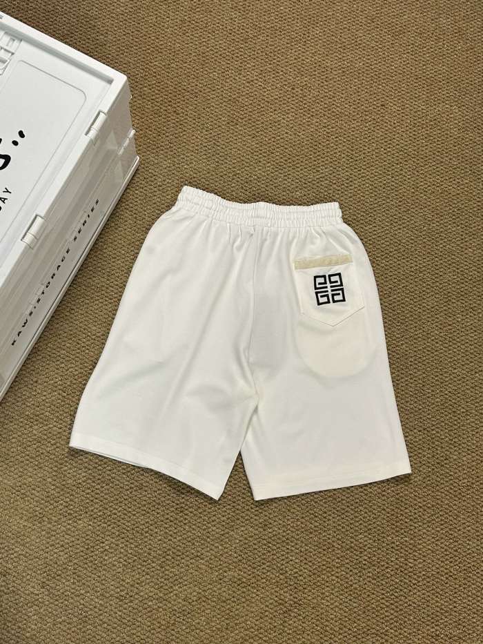 入手困難 ロエベ n級品 24 ss夏の新作ニットステッチ刺繍アルファベットショーツ2色