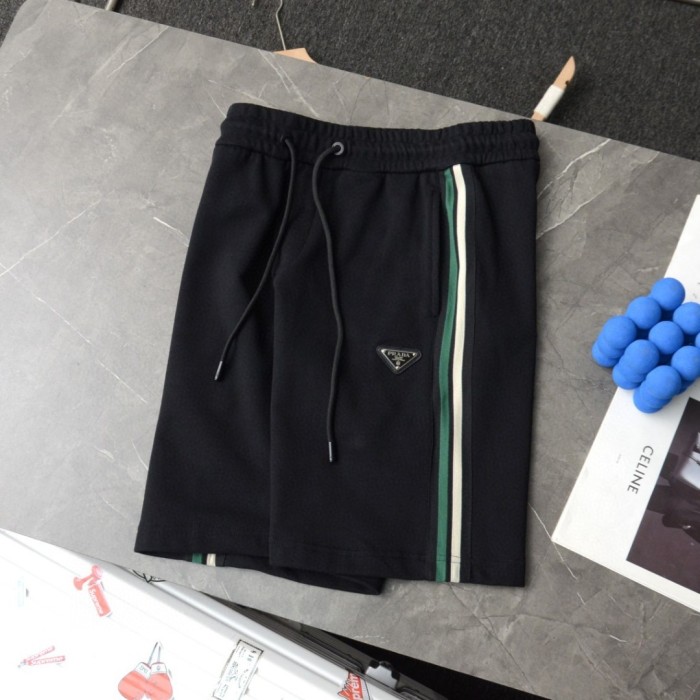 超奇跡の入荷☆ プラダ スーパーコピー トリコロールロゴサイドリボン付きカジュアルパンツ