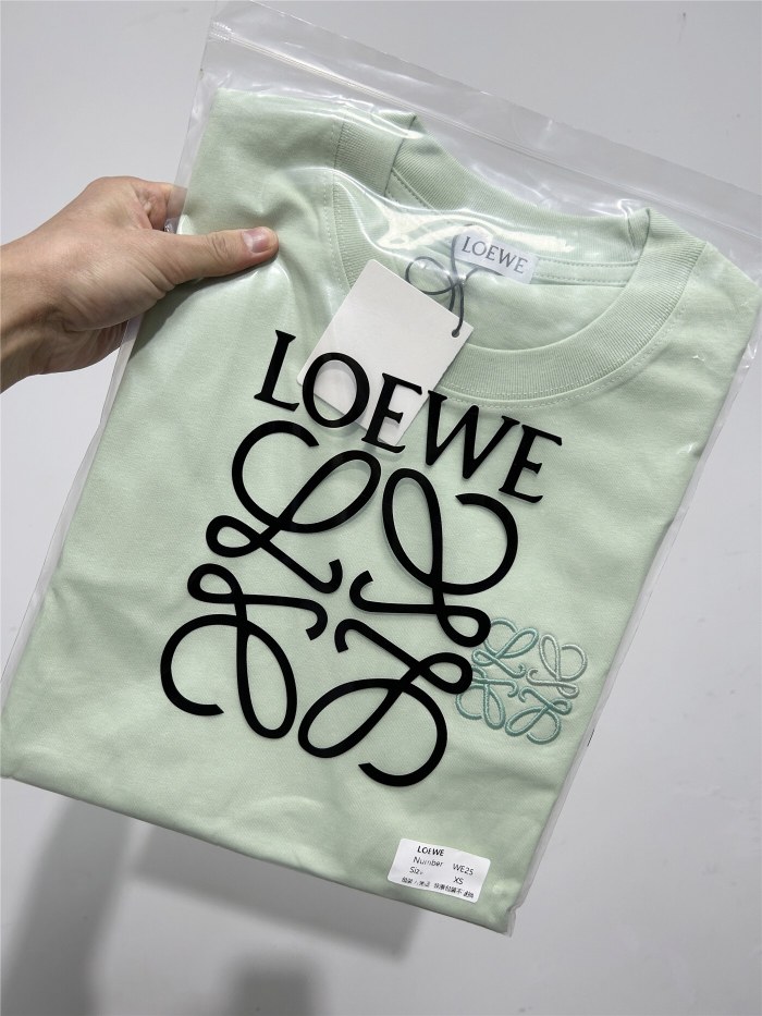 使い勝手良し ロエベ コピー マカロンカラー系定番ビーコン半袖Tシャツ