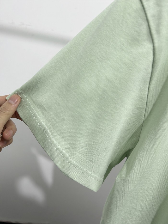 使い勝手良し ロエベ コピー マカロンカラー系定番ビーコン半袖Tシャツ